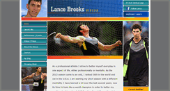 Desktop Screenshot of lancebrooksolympics.com