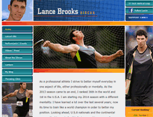 Tablet Screenshot of lancebrooksolympics.com